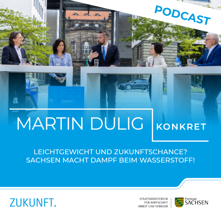 »Martin Dulig | Konkret« – Leichtgewicht und Zukunftschance? Sachsen macht Dampf beim Wasserstoff!