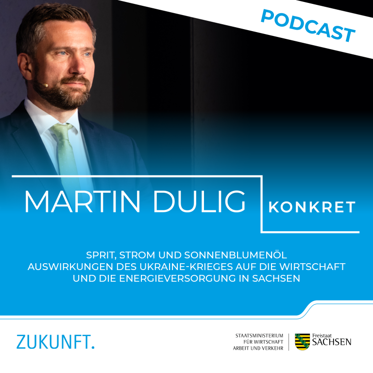 »Martin Dulig | Konkret« – Wirtschafts- und energiepolitische Konsequenzen des Ukraine-Krieges?
