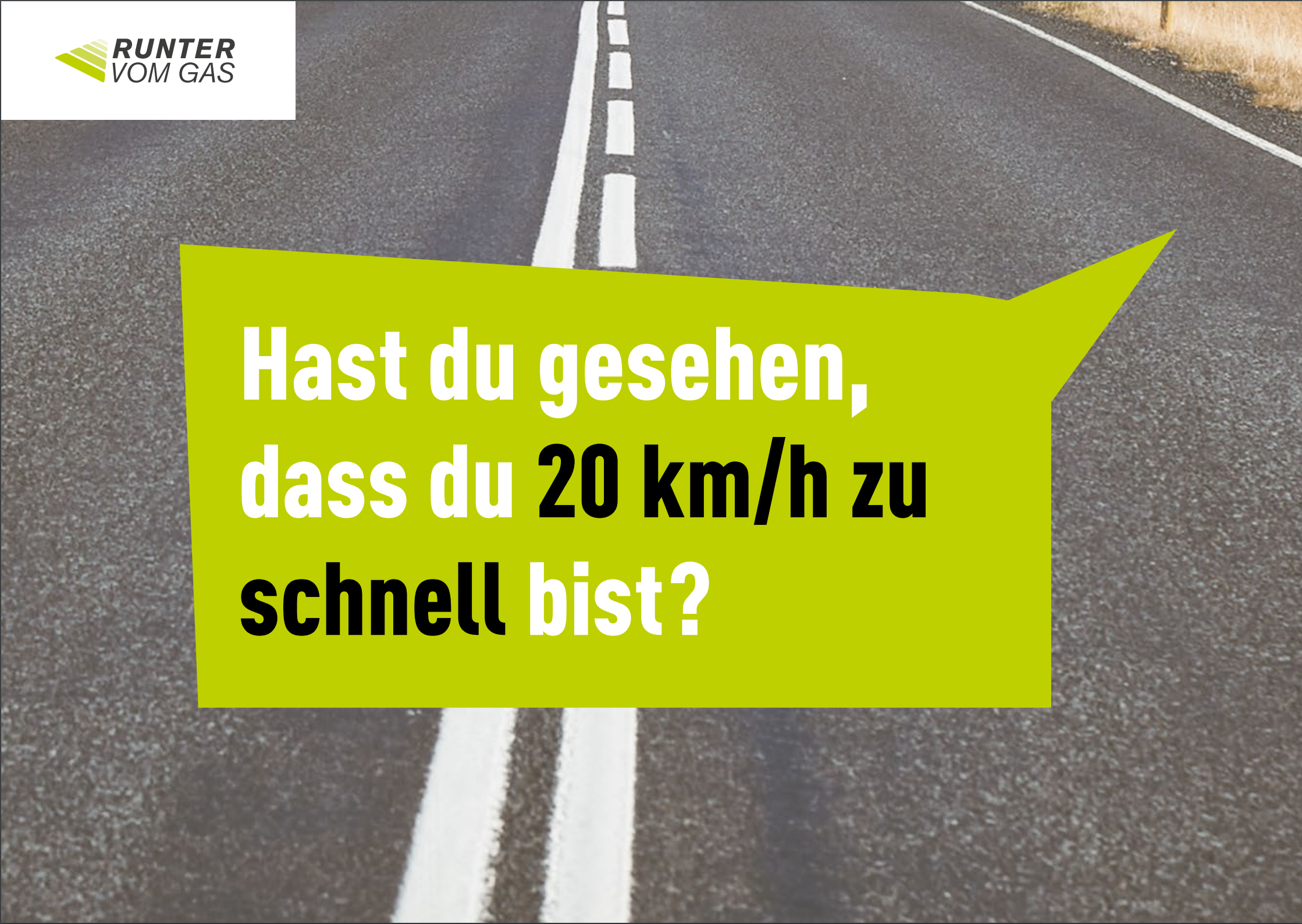 »Runter vom Gas« und entspannt ankommen