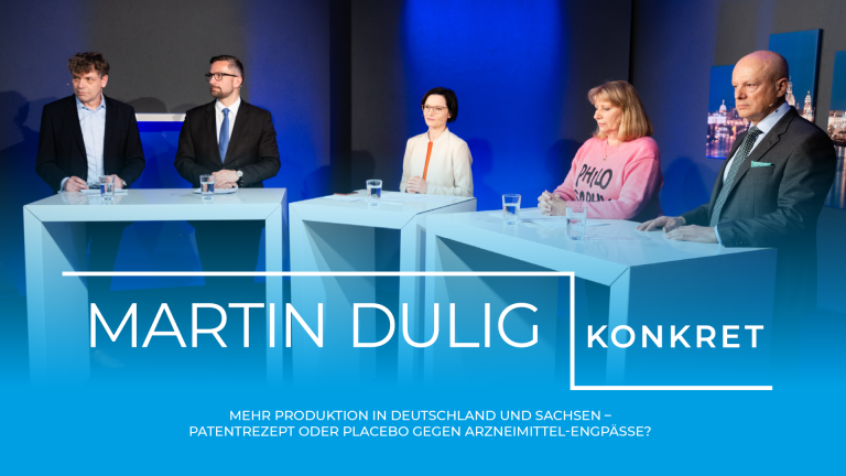 »Martin Dulig | Konkret«: Arzneimittel-Engpässe – Mehr Produktion in Deutschland und Sachsen?