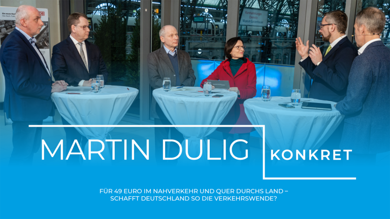 »Martin Dulig | Konkret« Bringt das Deutschlandticket die Verkehrswende?