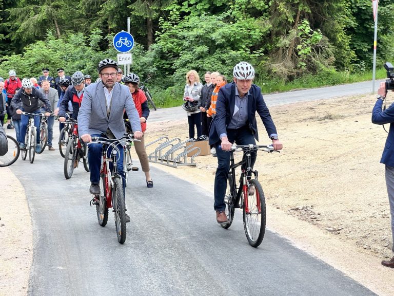 Sicheres Bikevergnügen auf dem Mulderadweg bei Eibenstock