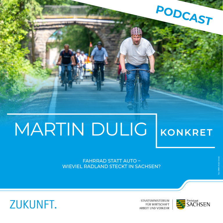 »Martin Dulig | Konkret« – Fahrrad statt Auto – Wir viel Radland steckt in Sachsen?