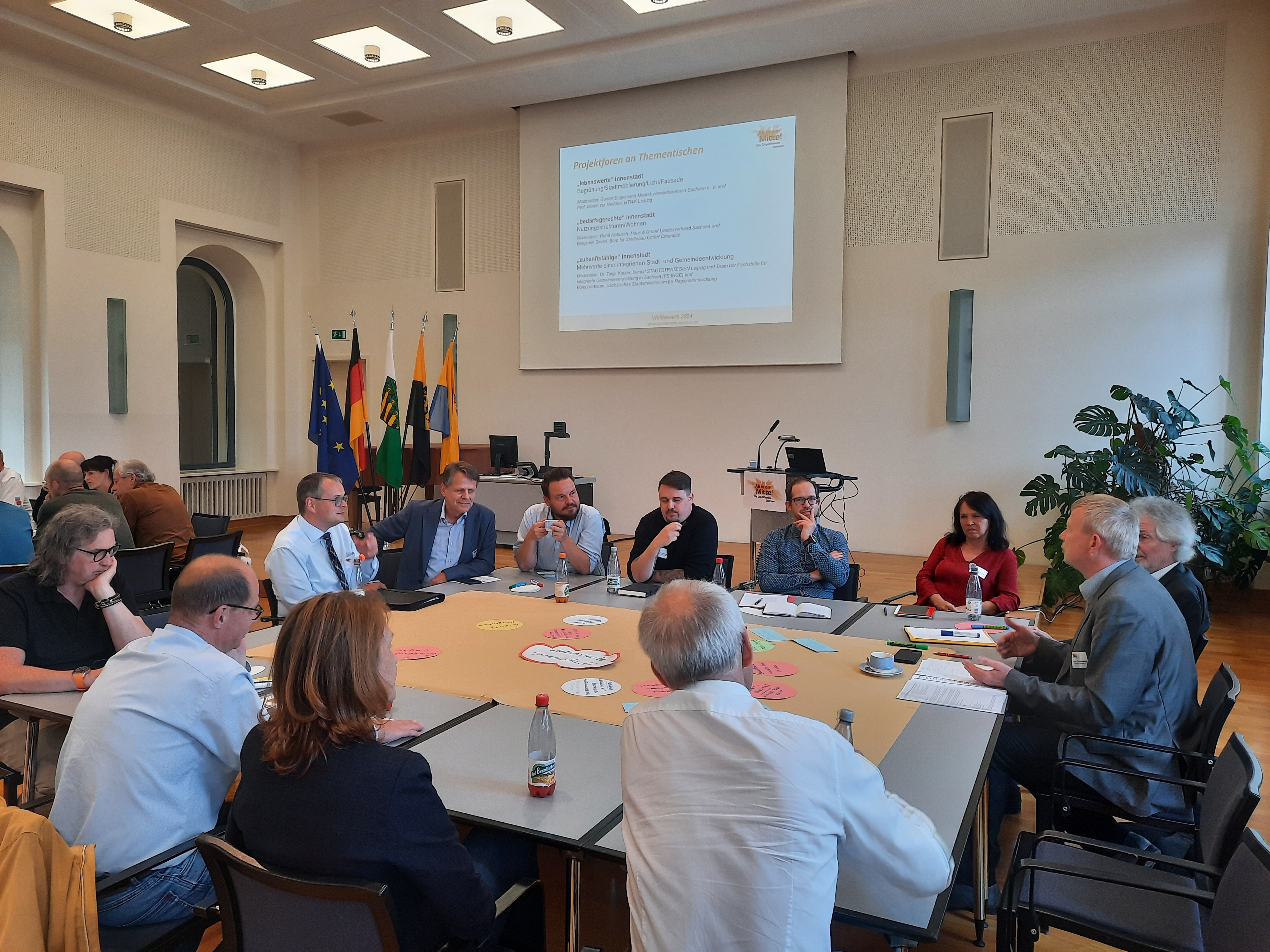 City-Wettbewerb »Ab in die Mitte!«: Experten und Vertreter der Kommunen trafen sich in Reichenbach