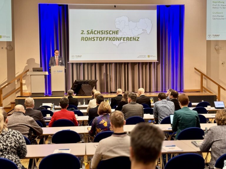 2. Sächsische Rohstoffkonferenz des SMWA und der TU Bergakademie Freiberg