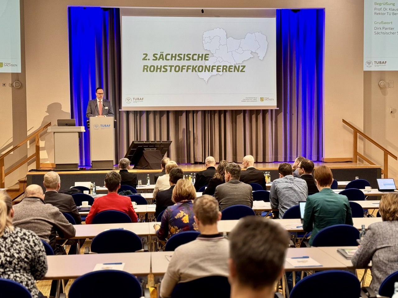 2. Sächsische Rohstoffkonferenz des SMWA und der TU Bergakademie Freiberg
