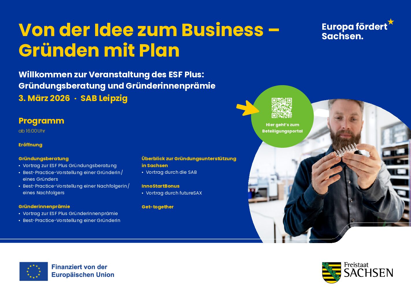 Jetzt gründen: Mit der ESF Plus Gründungsberatung gut vorbereitet starten!