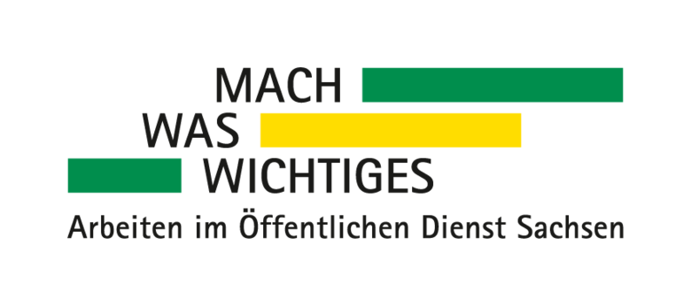 Logo "Mach was Wichtiges" Arbeiten im Öffentlichen Dienst Sachsen